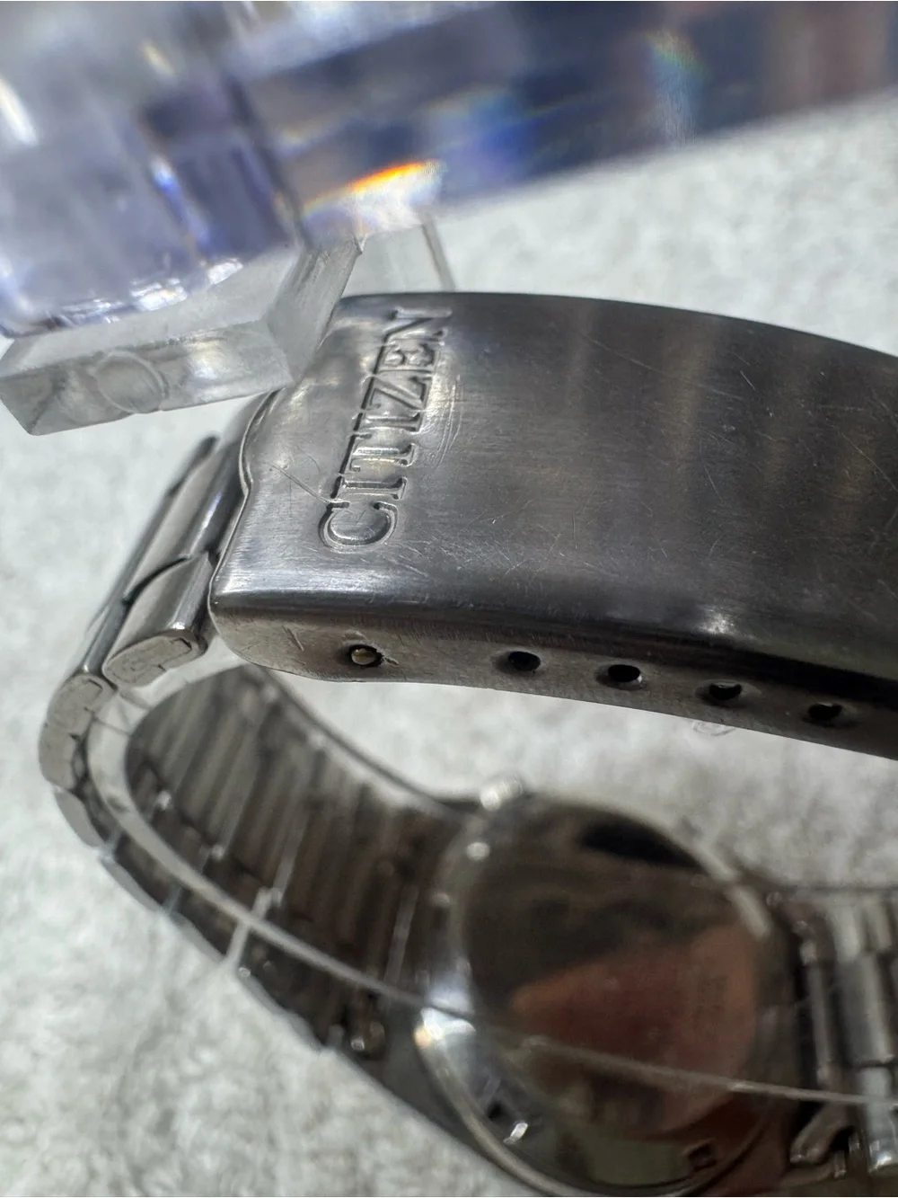 Citizen Silver Stainless Steel Analog Watch with Day-Date